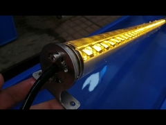 Alojamento de aço inoxidável leve linear do diodo emissor de luz da luz submergível 12w/18w/24w DC24V da arruela da parede do diodo emissor de luz