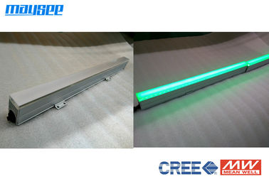 Arruela linear ultra fina da parede do diodo emissor de luz do rgb 20w do dmx IP67 com perfil de alumínio