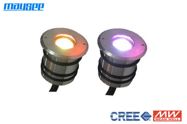 Ultra - fino poderoso IP68 3W LED RGB Luzes Decking / RGB LED de iluminação exterior